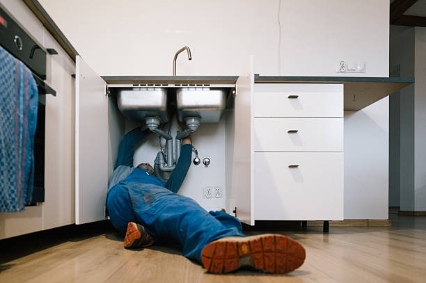 Professional Emergency Plumber technician working in Bangor, WI